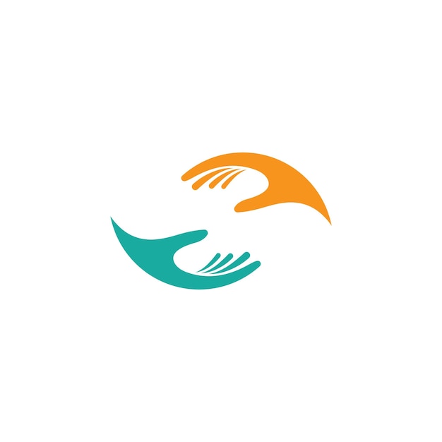 Hand Care Logo icon Business vector symbol template