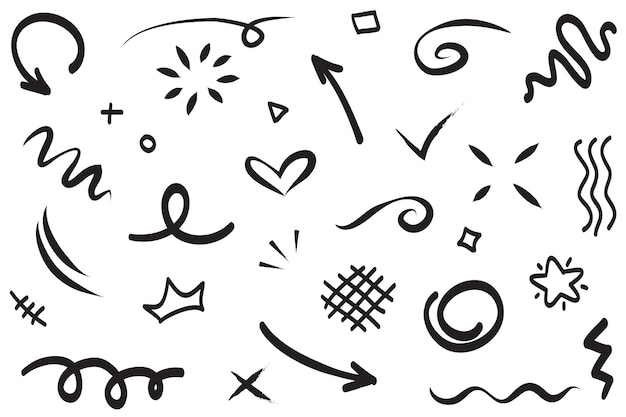 hand drawn arrows icon
