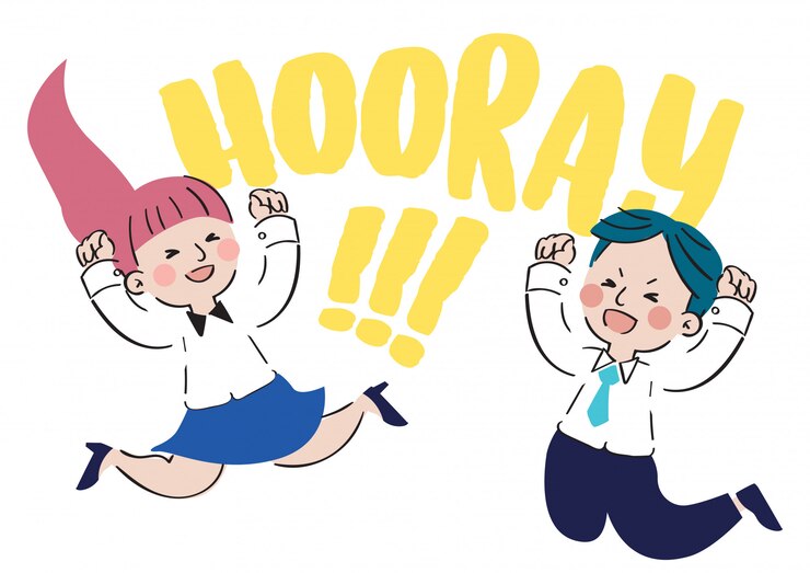 Vector hand drawn cheerful character cartoon design vector