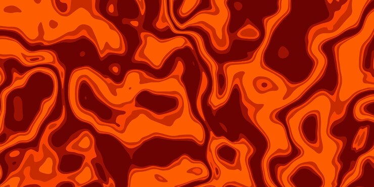 Hand drawn flat psychedelic groovy background