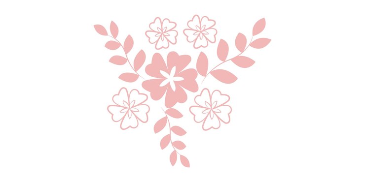 Hand drawn flower design