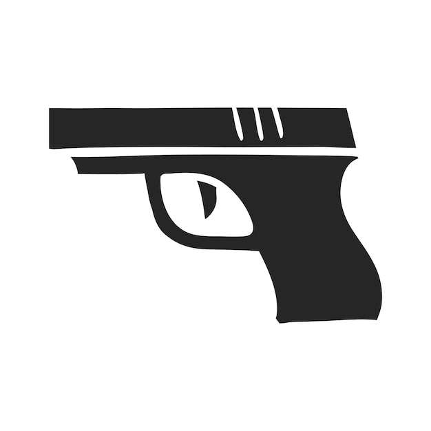 Hand drawn icon Arm gun