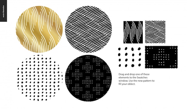 Hand drawn Patterns collection