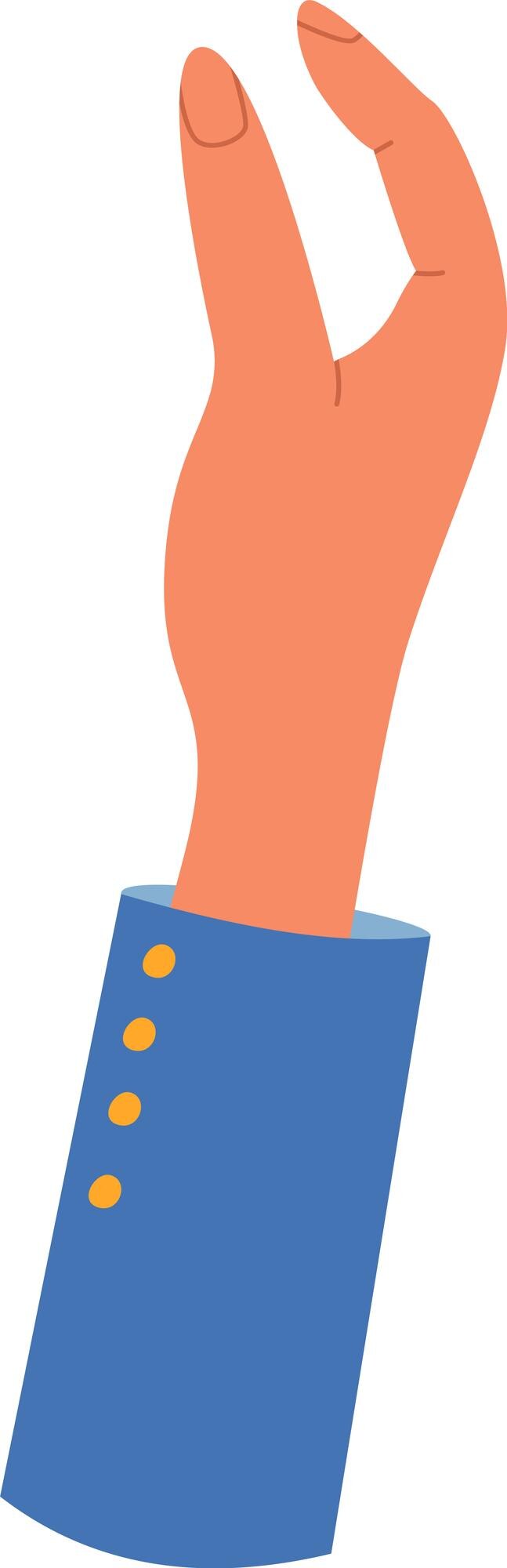 Vector hand holding something