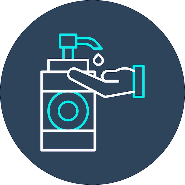 Hand Soap vector icon Can be used for Hygiene Routine iconset