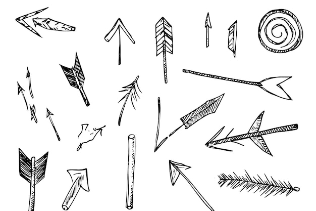 HandDrawn Arrows Collection with Unique and Playful Sketch Styles