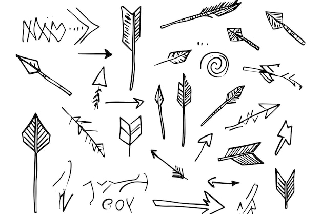 HandDrawn Arrows Collection with Unique and Playful Sketch Styles