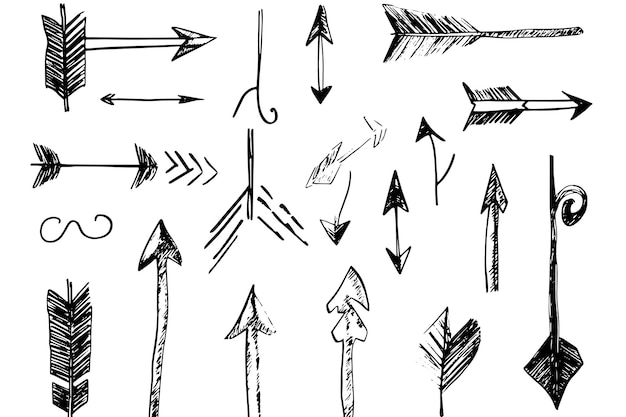 HandDrawn Arrows Collection with Unique and Playful Sketch Styles
