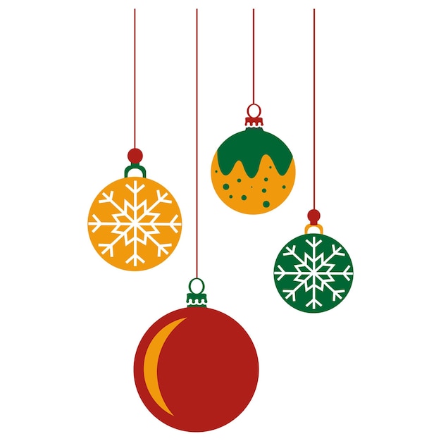 Hanging Christmas Balls Ornament