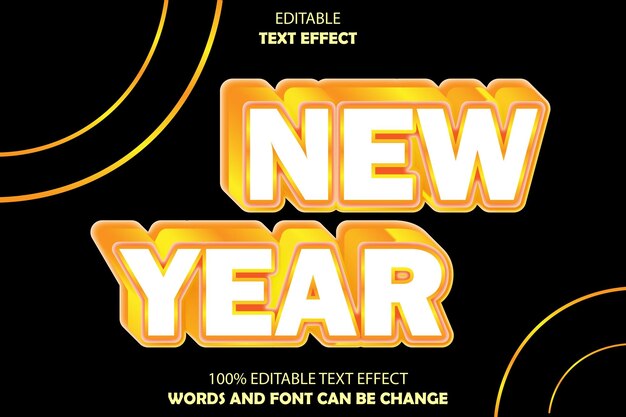 happy christmas editable text effect 3d emboss modern style