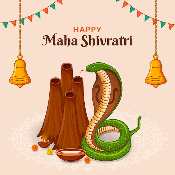 Vector happy naag panchami indian festival