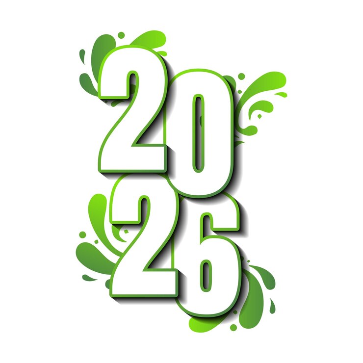 Vector happy new year 2026