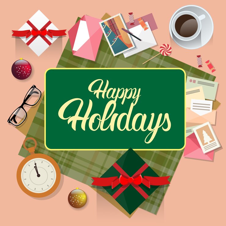 Vector happy new year merry christmas 