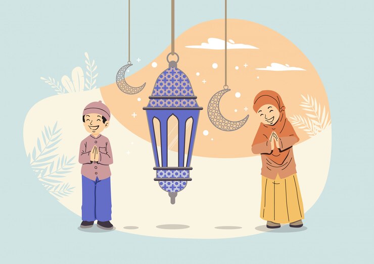 Vector happy ramadan kareem