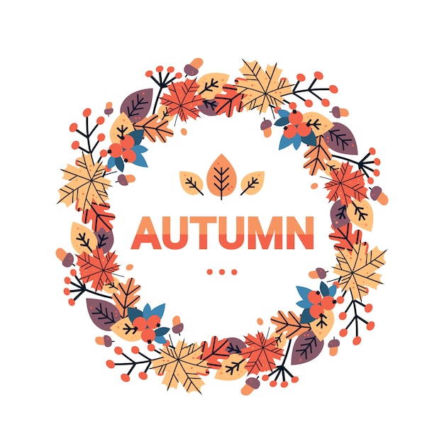 happy thanksgiving day autumn traditional harvest holiday greeting card 
