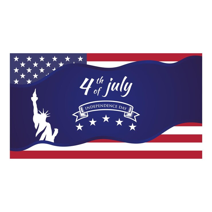 Vector hari kemerdekaan 4 juli