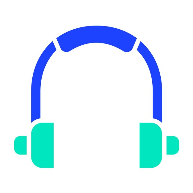 headphone vector icon design illustration