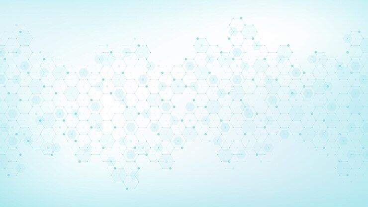 Health care or medical background Horizontal header web banner for medicine science chemistry