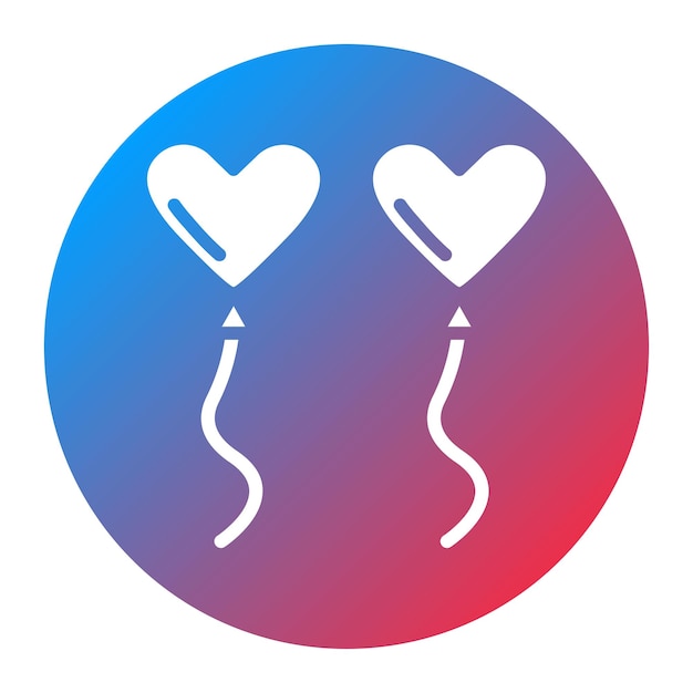 Heart Balloon icon vector image Can be used for Dating App