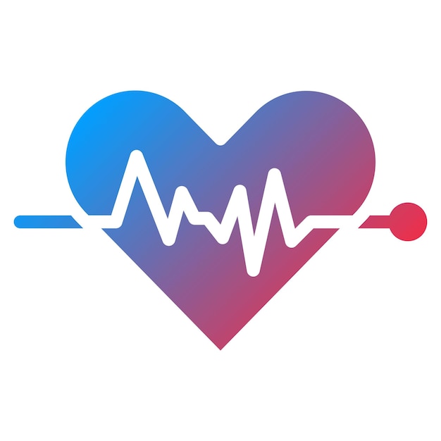 Heart Rhythm icon vector image Can be used for Cardiology