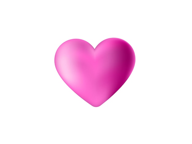 Heart Shape Design for Love Symbols Romantic Heart Illustration for Valentines Day Cards