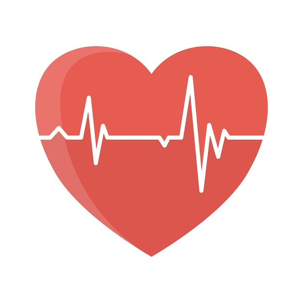 heartbeat cardio isolated icon vector illustration design designed for web and app