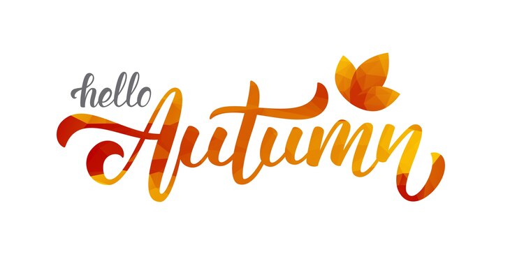 Hello Autumn background design