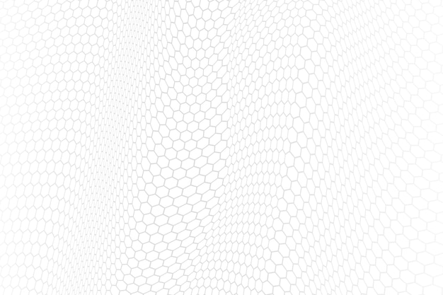 Hexagon waves banner Hexagon texture Dna pattern simple background techno molecule waves abstract scientific net 3d dynamic lines Honeycomb particles Vector digital design