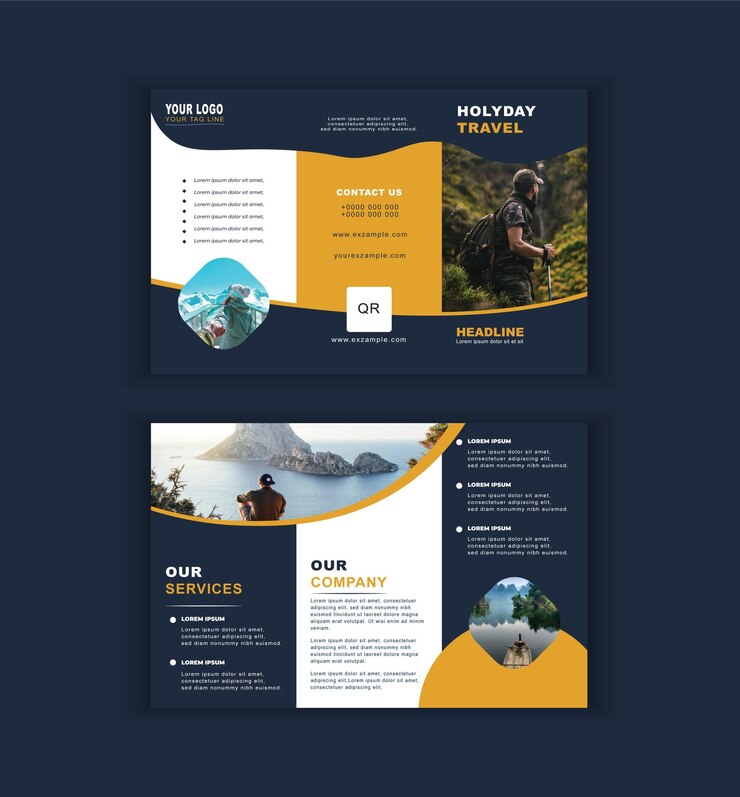 Holiday Travel Brochure Design for Adventure and Tourism