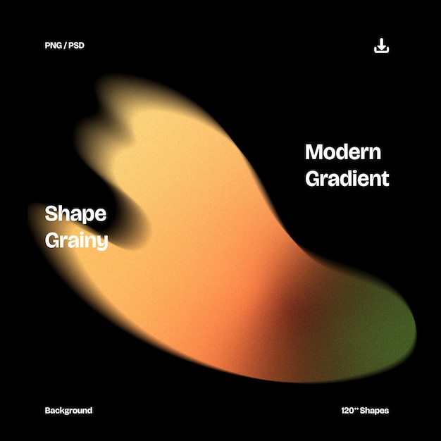 Holo noise texture gradient shape blurred background grainy ornament element