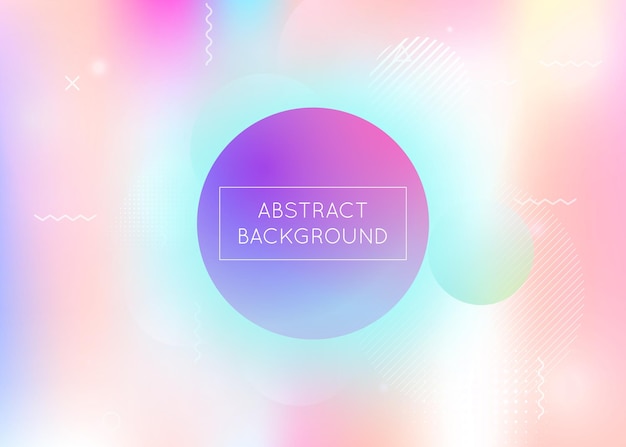 Hologram Texture Purple Magic Design Shiny Banner Simple Dots