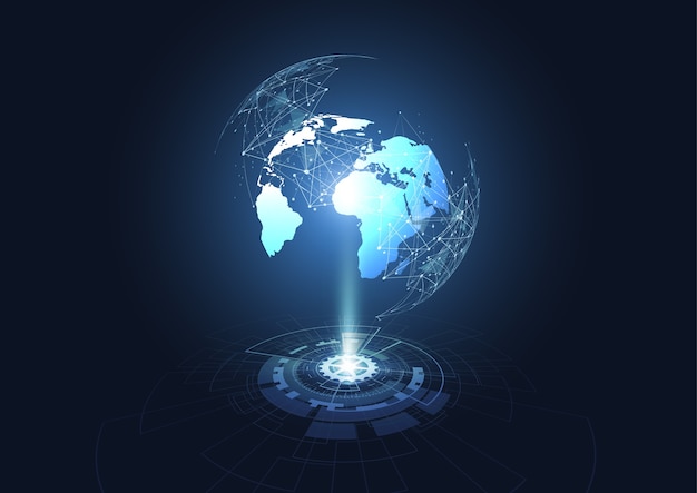 holograms technological global network connection