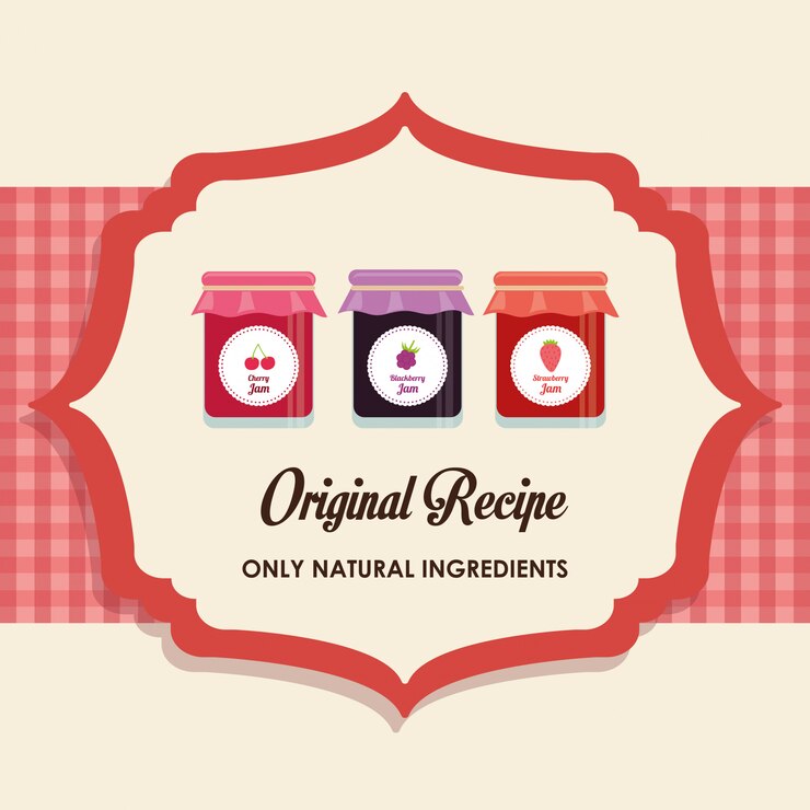 Vector homemade dessert graphic 