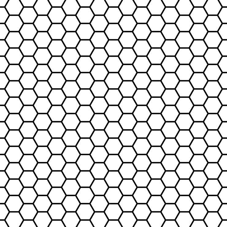 Vector honeycomb polygon cell pattern background vector illustration