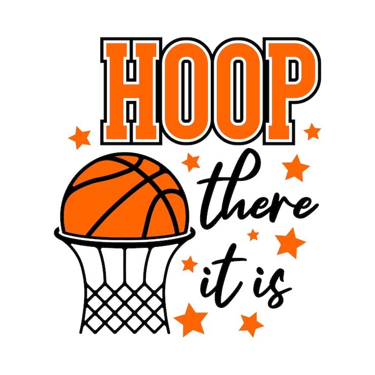 Vector hoop there it is quote desain vektor