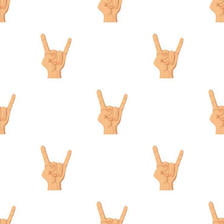 Vector horns pattern seamless background texture repeat wallpaper geometric vector