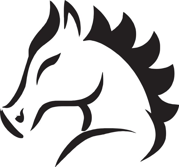 horse racing track icon design vector graphic