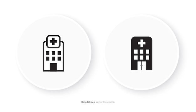 Hospital building icon design vector illustration