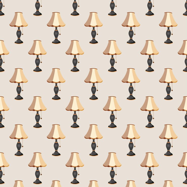 hotel room light pattern illustration