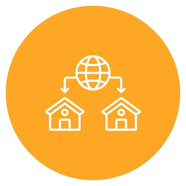 Hub icon vector image Can be used for Computer Science