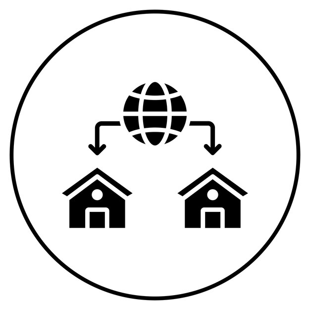 Hub icon vector image Can be used for Computer Science