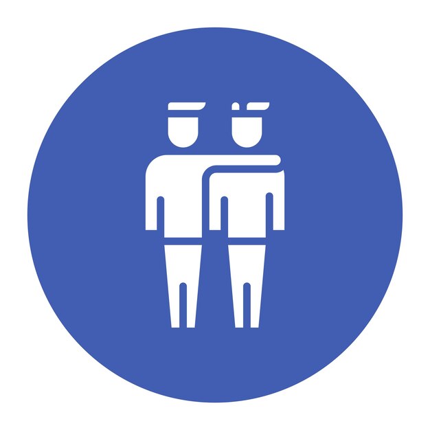 Hug icon vector image Can be used for Friendship
