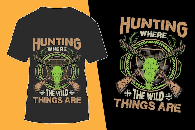 Hunting t shirt design Hunting t shirt print on demand tshirt graphic illustration