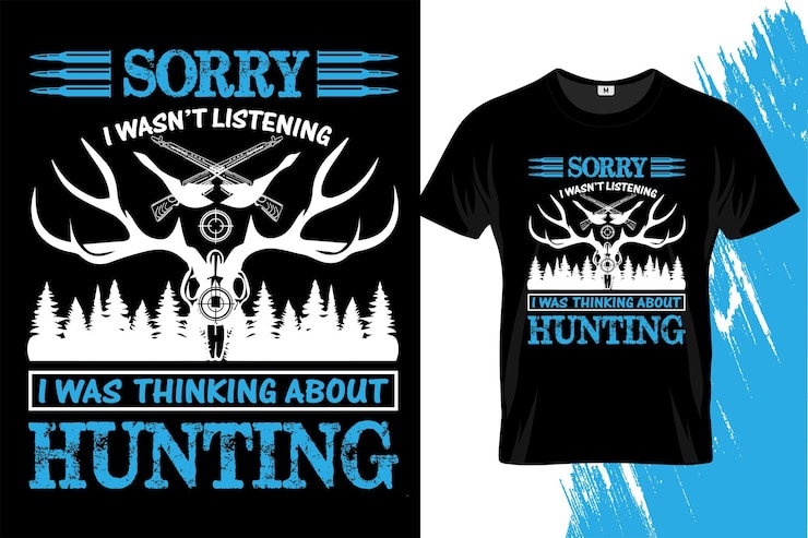 Vector hunting tshirt design new hunting template deer hunting tshirt