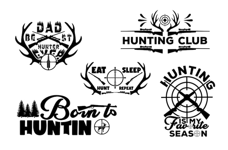 Vector huntingsvgtshirtbundil