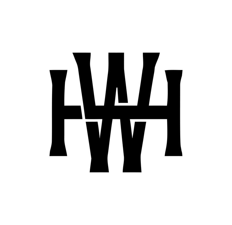 Vector hw logo design