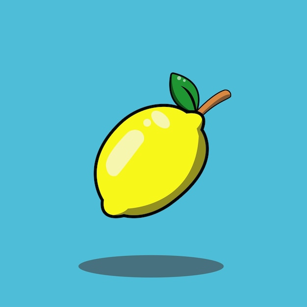 Icon vector of lemon
