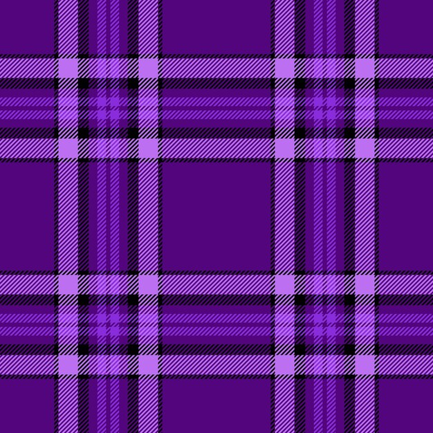 idea plaid textile check love tartan pattern texture front seamless fabric background vector in violet and black colors