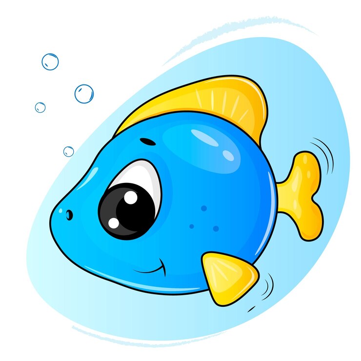 Ikan lucu di dalam air