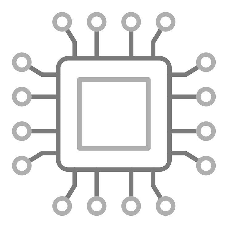 Vector ikon chip